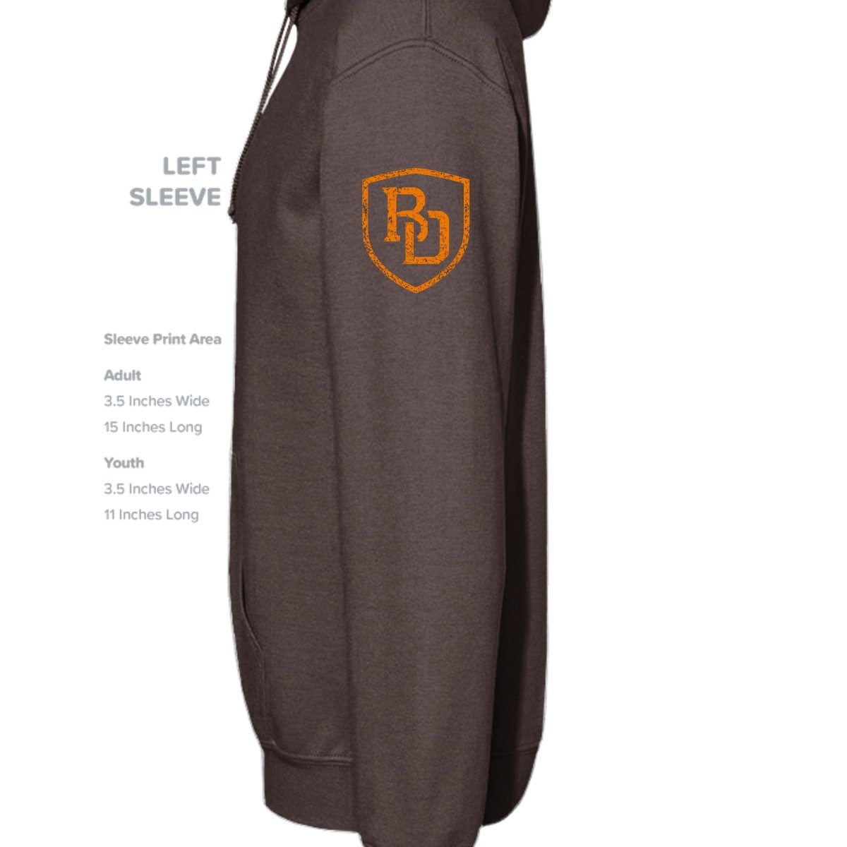 Dark Chocolate Brown - PC78H - SLEEVE_LEFT