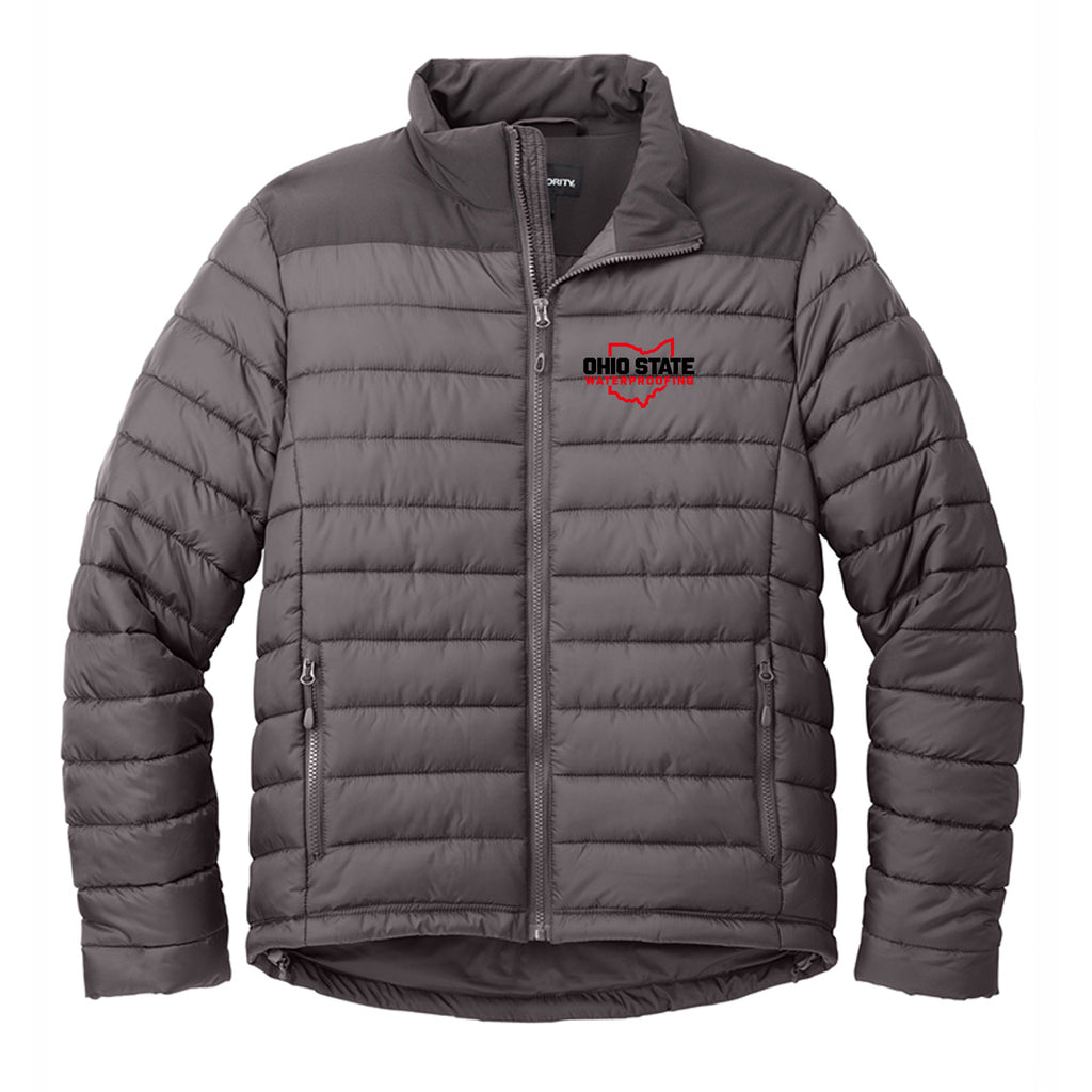Winter Jacket — DpSm/GrySm — front view