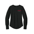 Stretch Blouse — Deep Black — front view