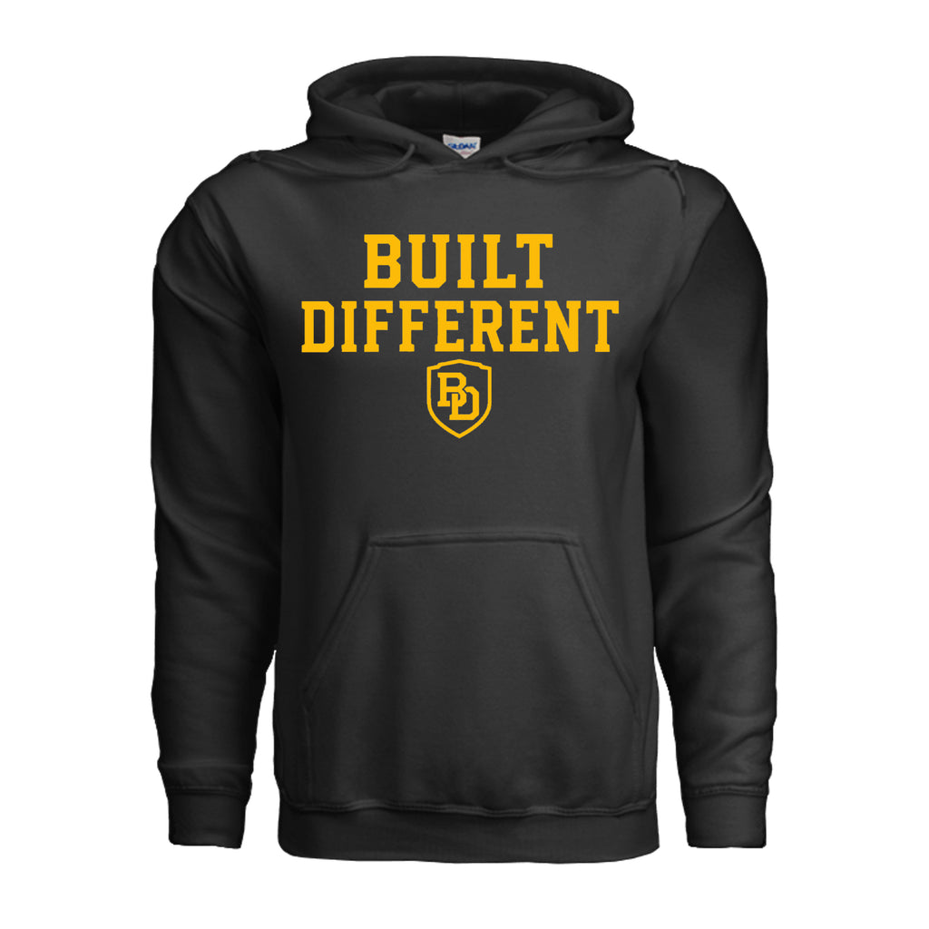 Sheriff hoodie – black Gildan heavy blend hoodie with sheriff badge front graphic | Built Different Fitness