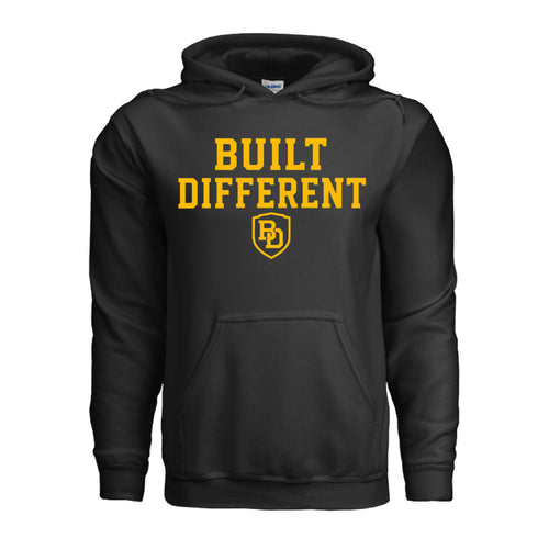Sheriff hoodie – black Gildan heavy blend hoodie with sheriff badge front graphic | Built Different Fitness