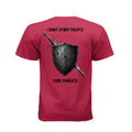 Shield Protector Tee — True Red — back view