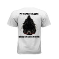 Night Watch Protector Tee — White — back view