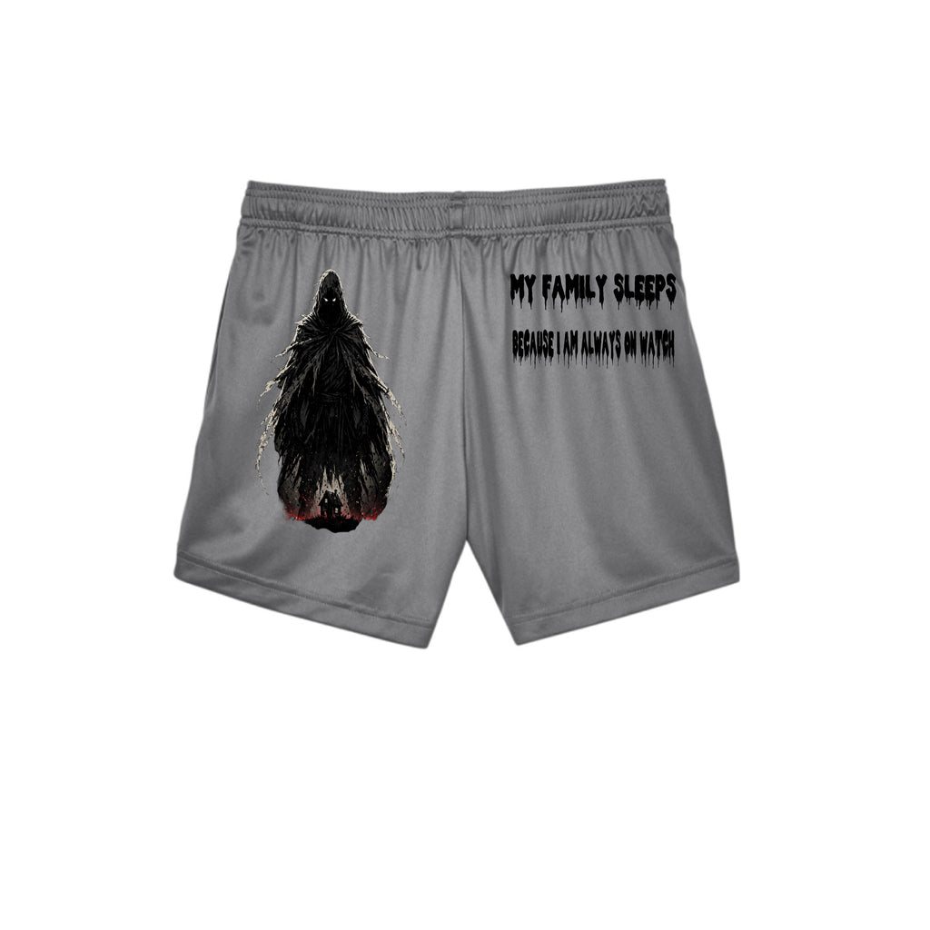 Women's Night Watch Shorts — Sport Graphite — back view