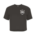 Built Not Bought Crop — Black — front view
